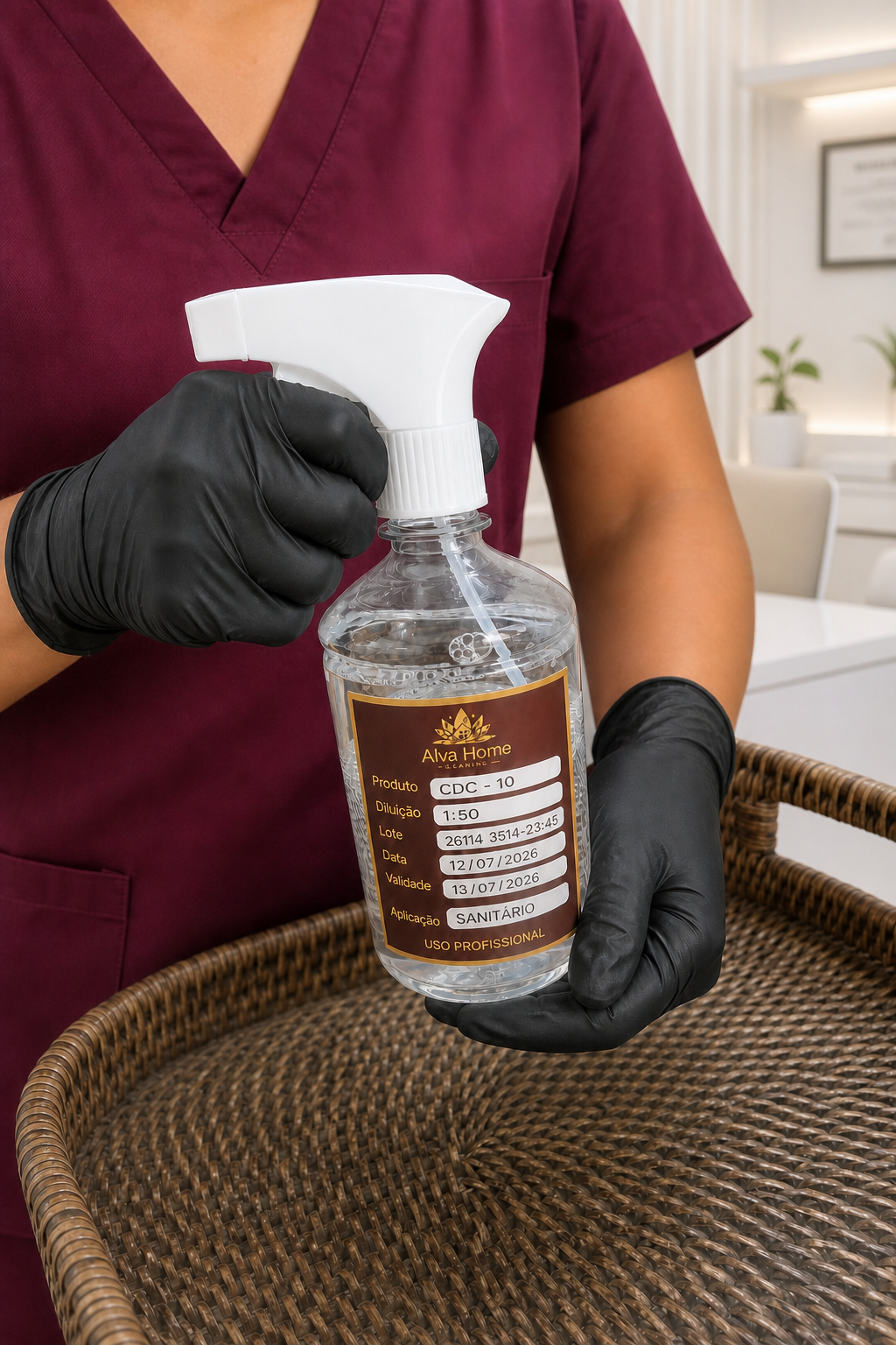 Foto 1 — Higienização de Consultórios Médicos